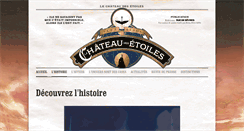 Desktop Screenshot of lechateaudesetoiles.com